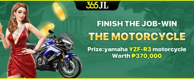 Mega Jackpot Motorcycle Race promotion banner